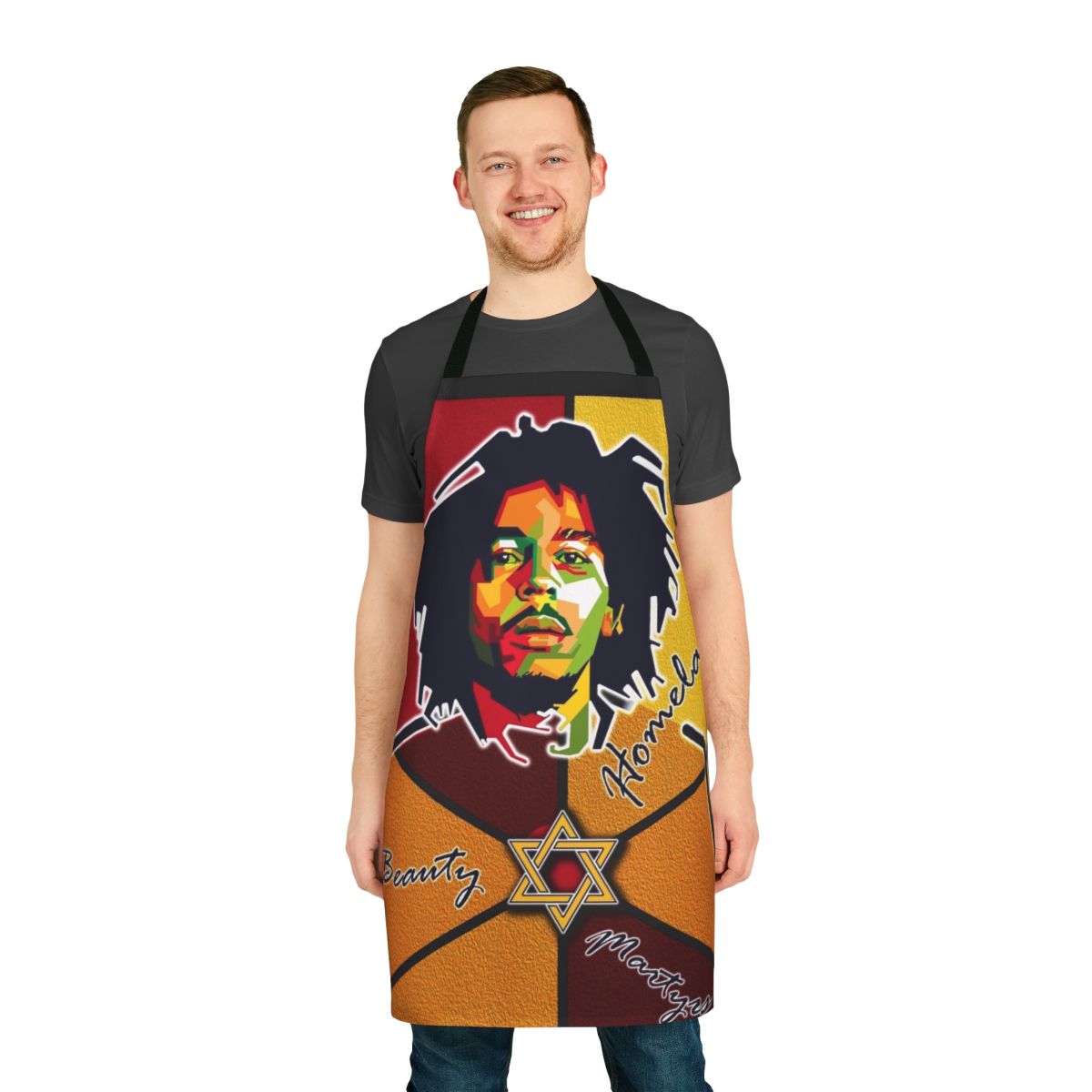 BB-inspired kitchen apron for cooking and baking
