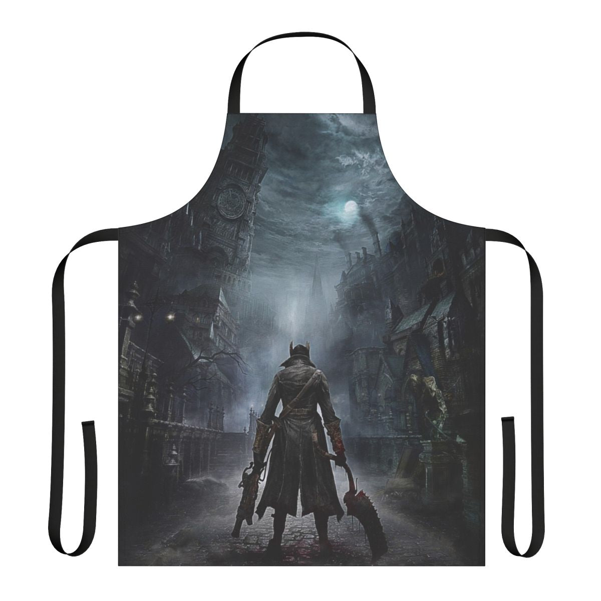 Bloodborne-themed apron with intricate design