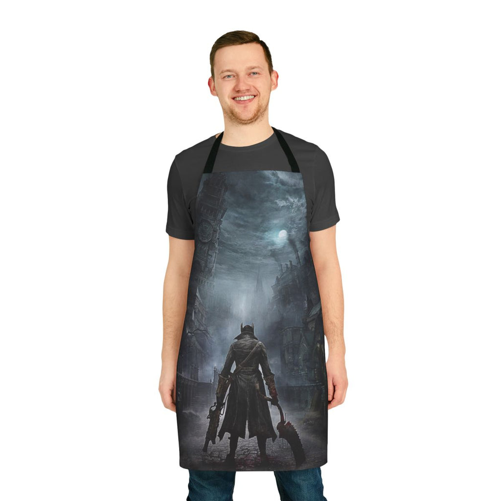 Bloodborne-themed apron with intricate design