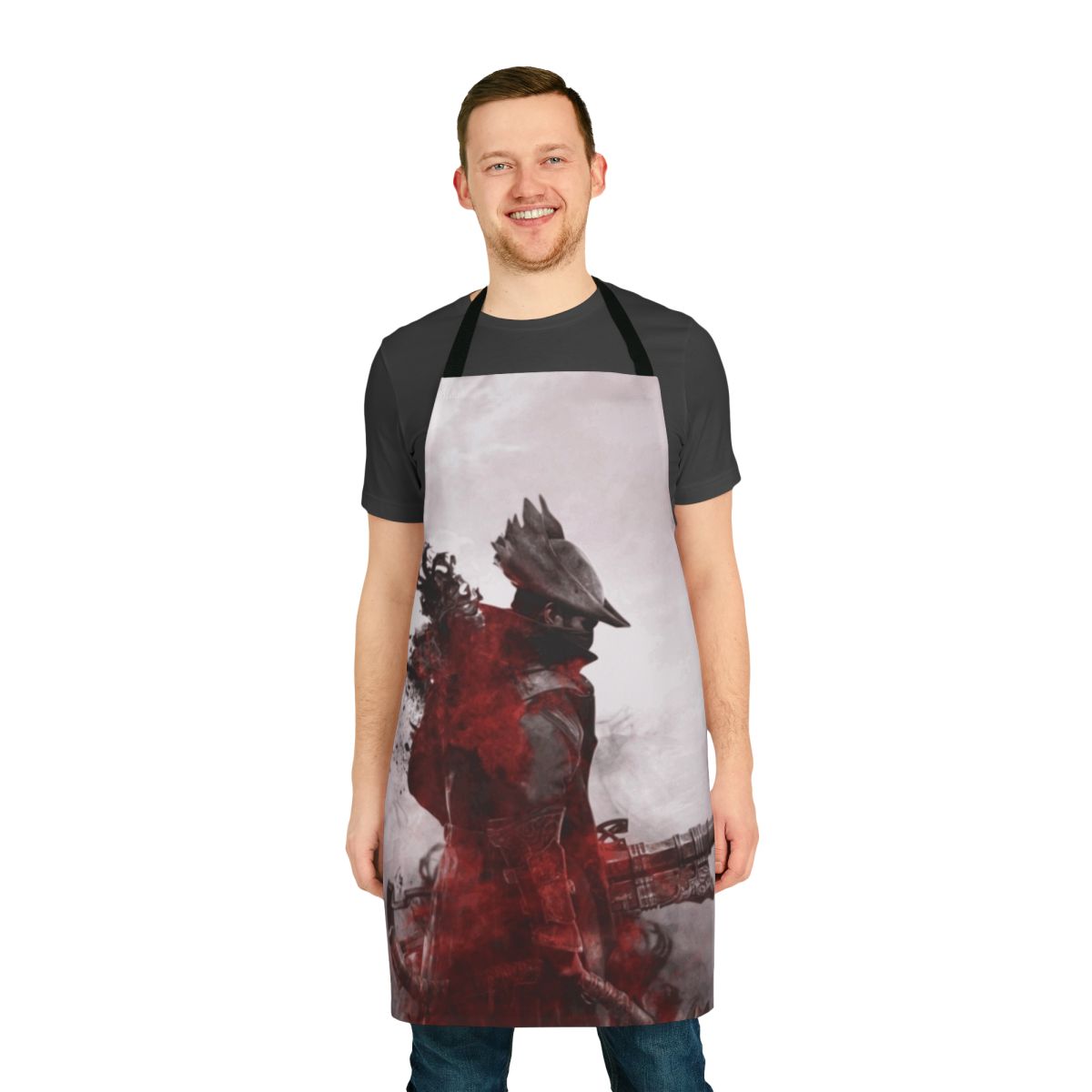 Bloodborne inspired vector art apron in high quality