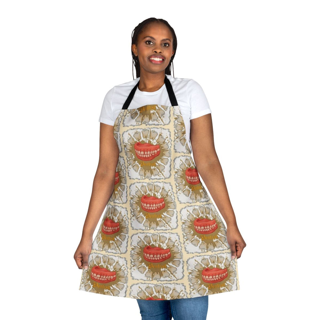 Photograph of a durable and practical dental apron for dentists and healthcare workers