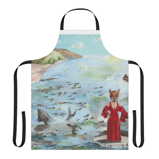 Foxtrot-inspired apron with progressive rock design