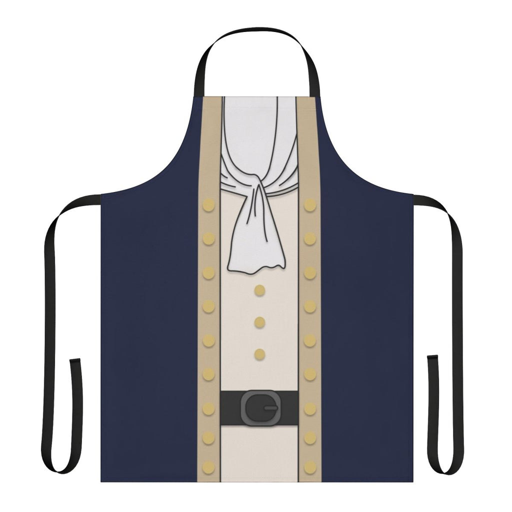 Hamilton-inspired apron with musical theater design
