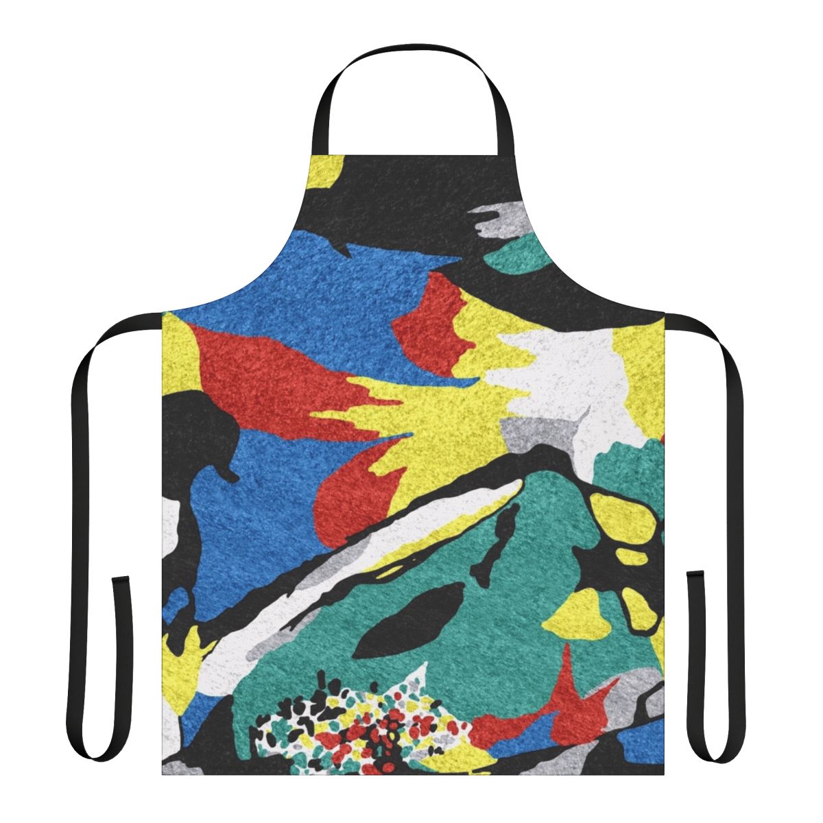 A stylish and durable apron in a master or malus-inspired design, perfect for home cooking and baking.