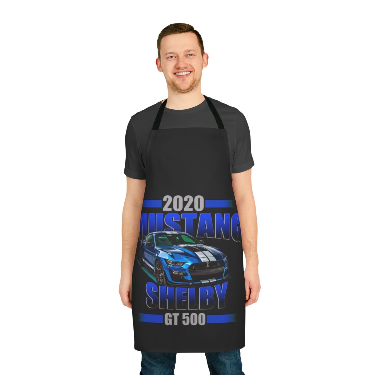 Apron featuring a 2020 Mustang Shelby GT500 design for car enthusiasts