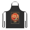 High quality apron featuring the iconic Nuka Cola logo and advertisement design from the Fallout video game series.