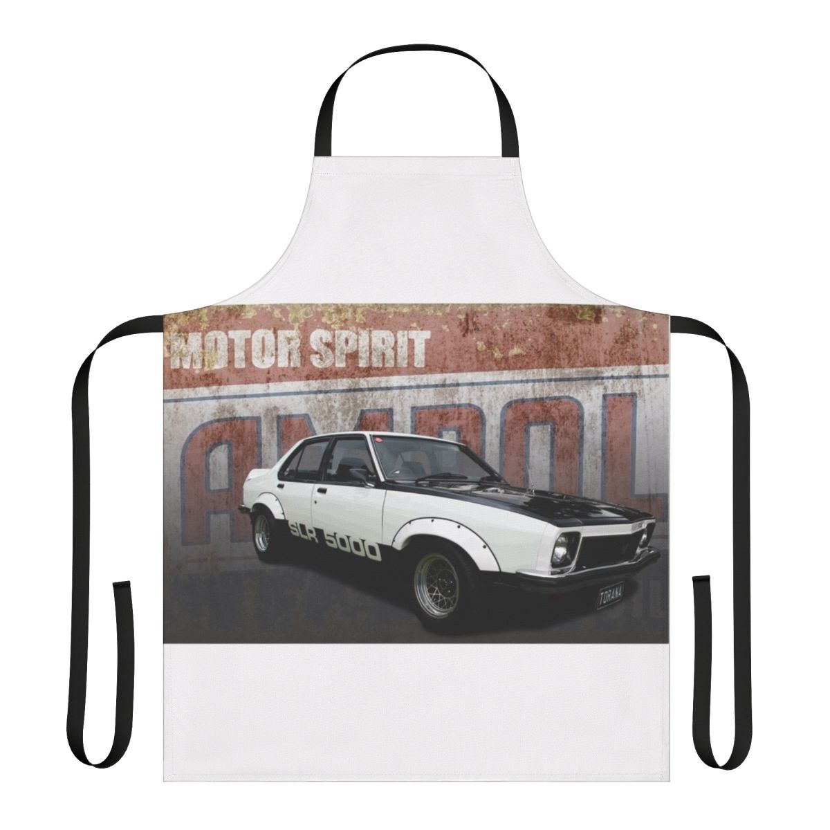 Durable Slr 5000 Torana-themed apron for car maintenance and garage work