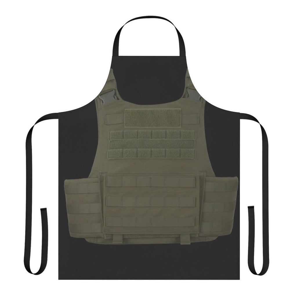 Tactical apron with protective armor for enhanced safety