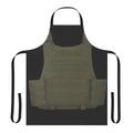 Tactical apron with protective armor for enhanced safety