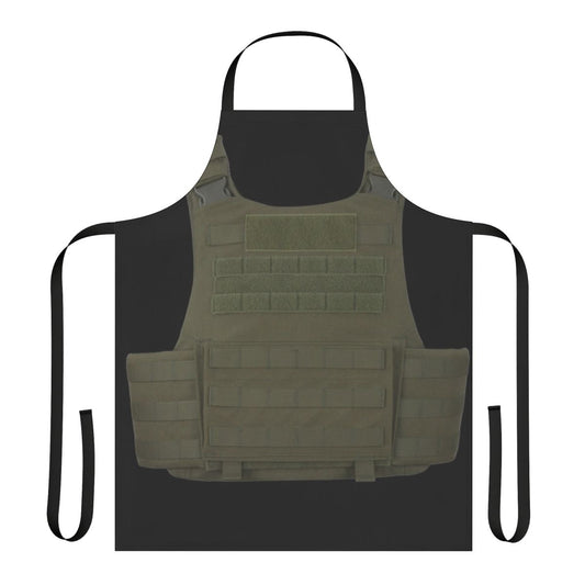 Tactical apron with protective armor for enhanced safety