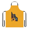 High-Speed Superhero Apron with Flash-inspired Design