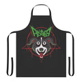 Mr. Pickles-inspired adult apron with humorous, demonic dog design