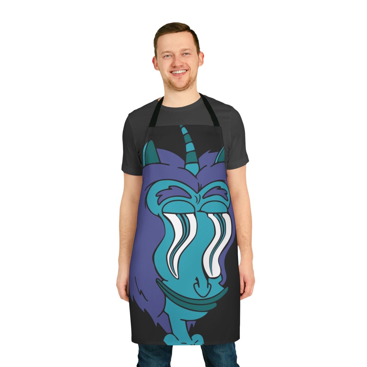 Apron featuring the Hormone Monster character from the Netflix comedy series Big Mouth