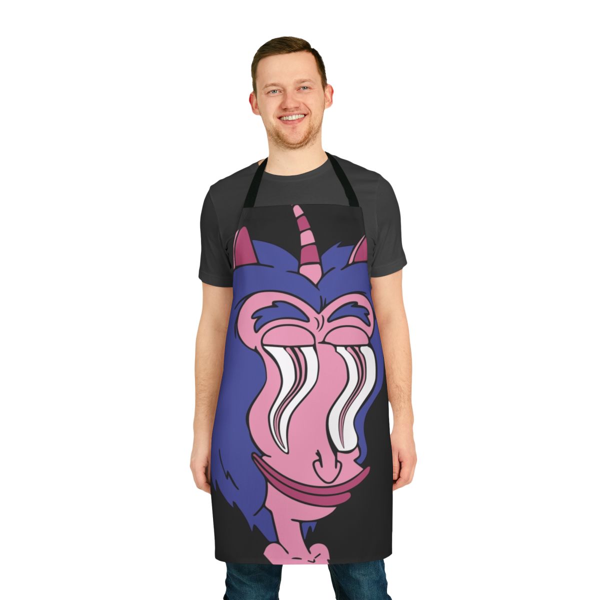 Apron featuring the Hormone Monster character from the popular Netflix comedy series Big Mouth