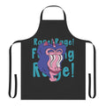 A kitchen apron inspired by the popular Netflix animated comedy series Big Mouth, featuring the beloved Hormone Monster character.