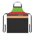 Humorous burger-themed apron with a furry, rude design