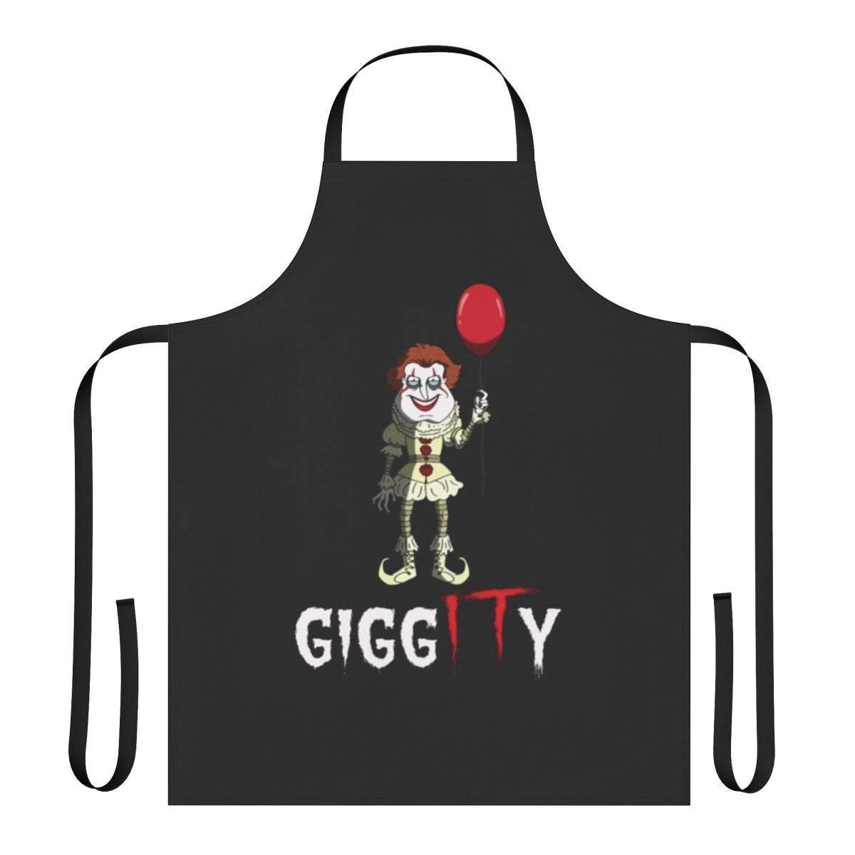 Vibrant cartoon Giggly apron with a humorous design