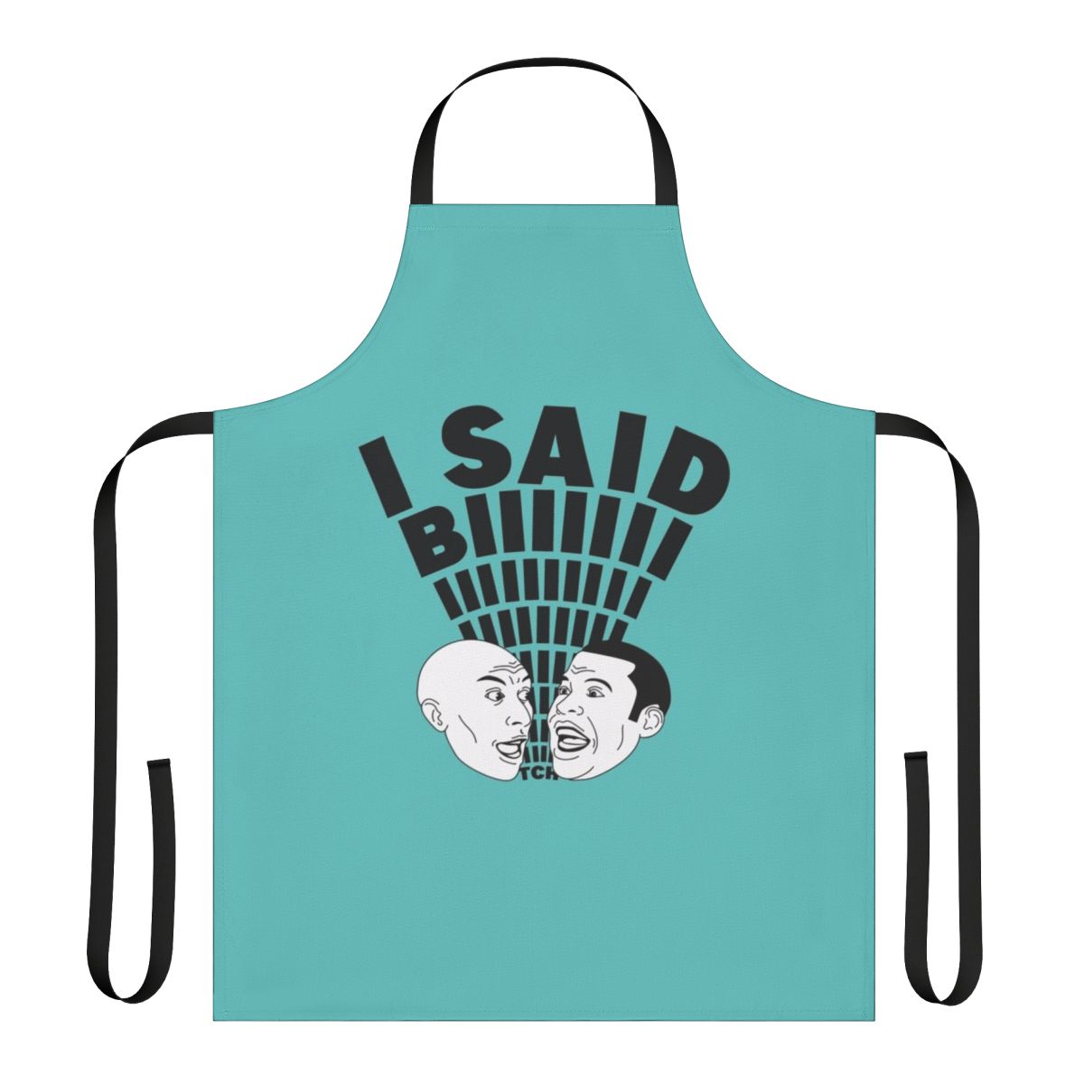 Humorous "I Said Bitch" Apron Featuring Key and Peele Characters