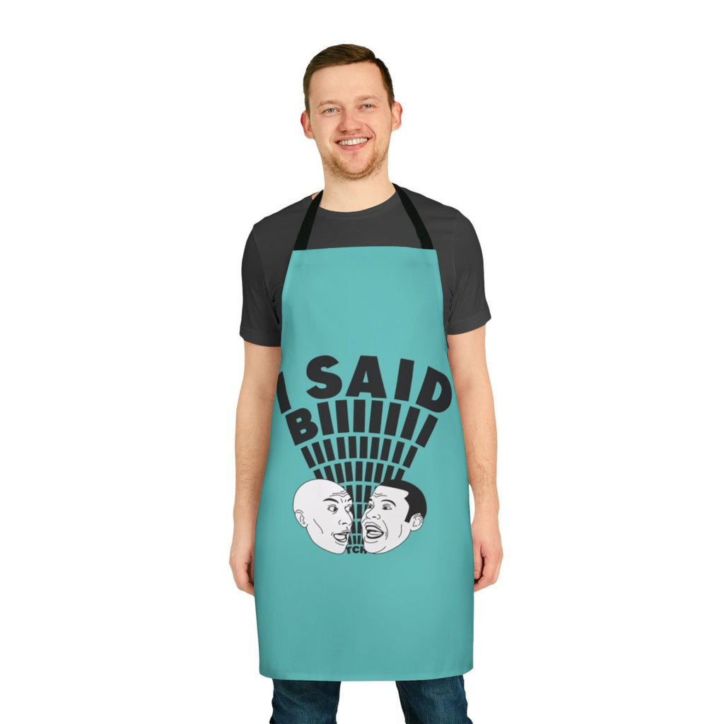 Humorous "I Said Bitch" Apron Featuring Key and Peele Characters
