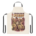 Humorous apron featuring a dinosaur with "Jesus" text