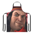 Lord Farquaad inspired apron with Shrek meme design