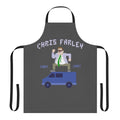 Stylish apron featuring the iconic Matt Foley character from the Chris Farley Saturday Night Live skits.