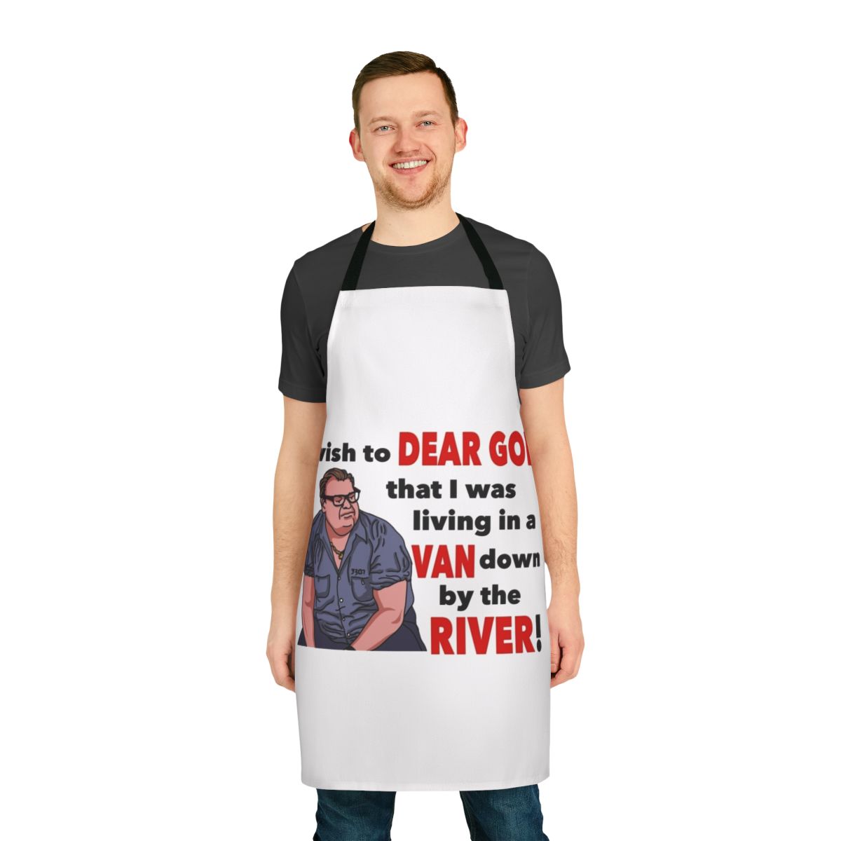 Funny Matt Foley Motivated Apron - Scared Straight Inspired Design