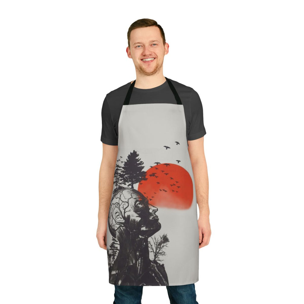 Funny hangover apron with movie character design for parties and drinking