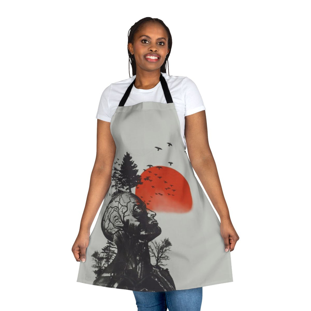 Funny hangover apron with movie character design for parties and drinking
