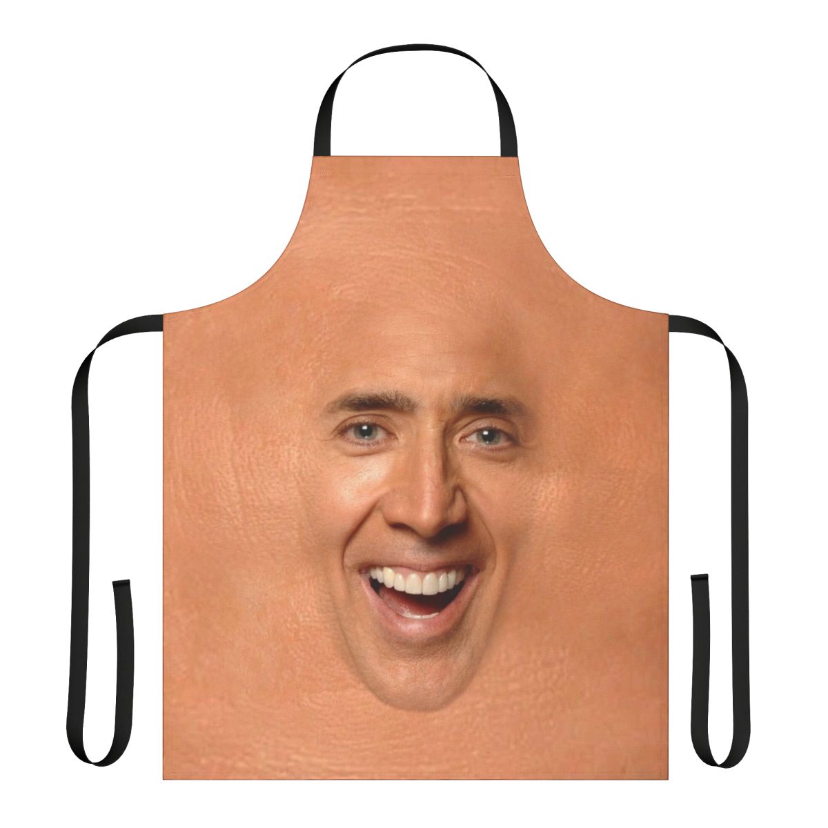 Apron featuring a fun and meme-worthy Nicolas Cage design