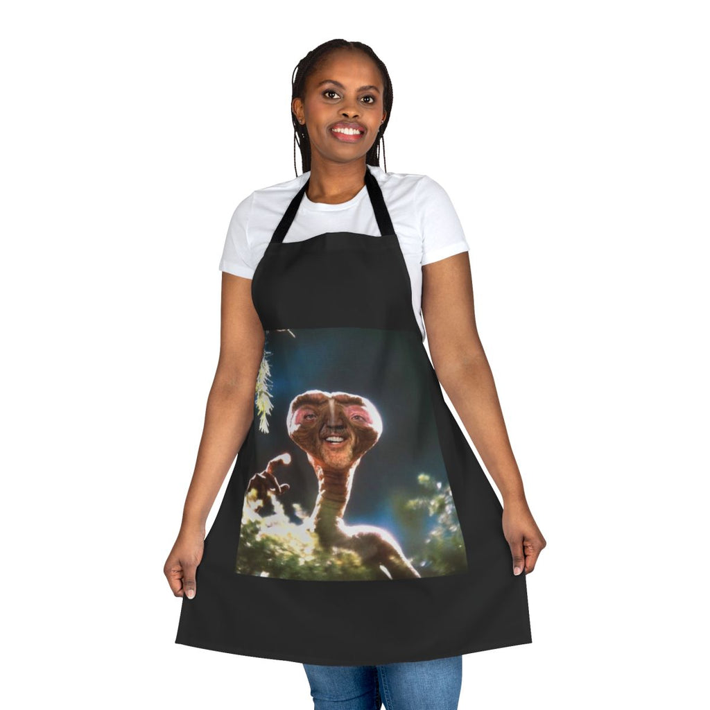 Humorous Nicolas Cage themed apron featuring a Photoshopped image
