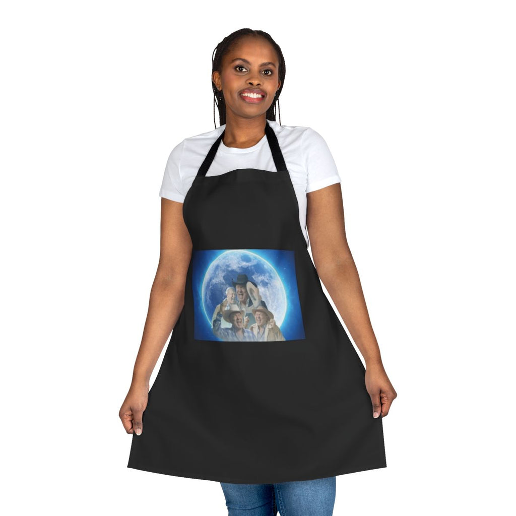 Screaming Cowboy Singing Country Meme Apron