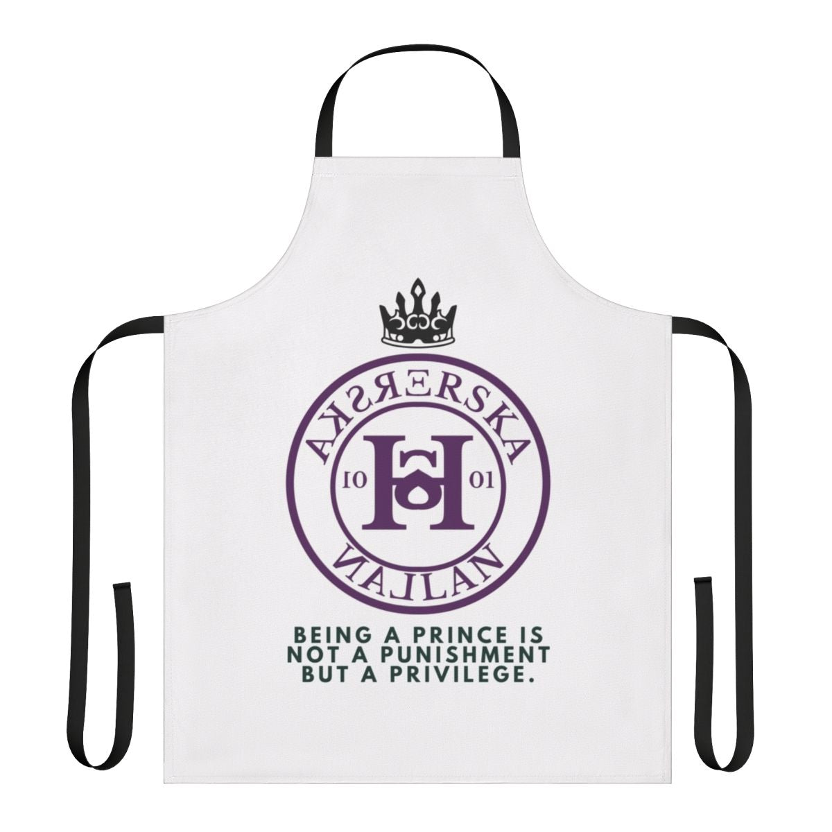 Hillerska School-themed Apron Inspired by the Netflix Series "Young Royals"