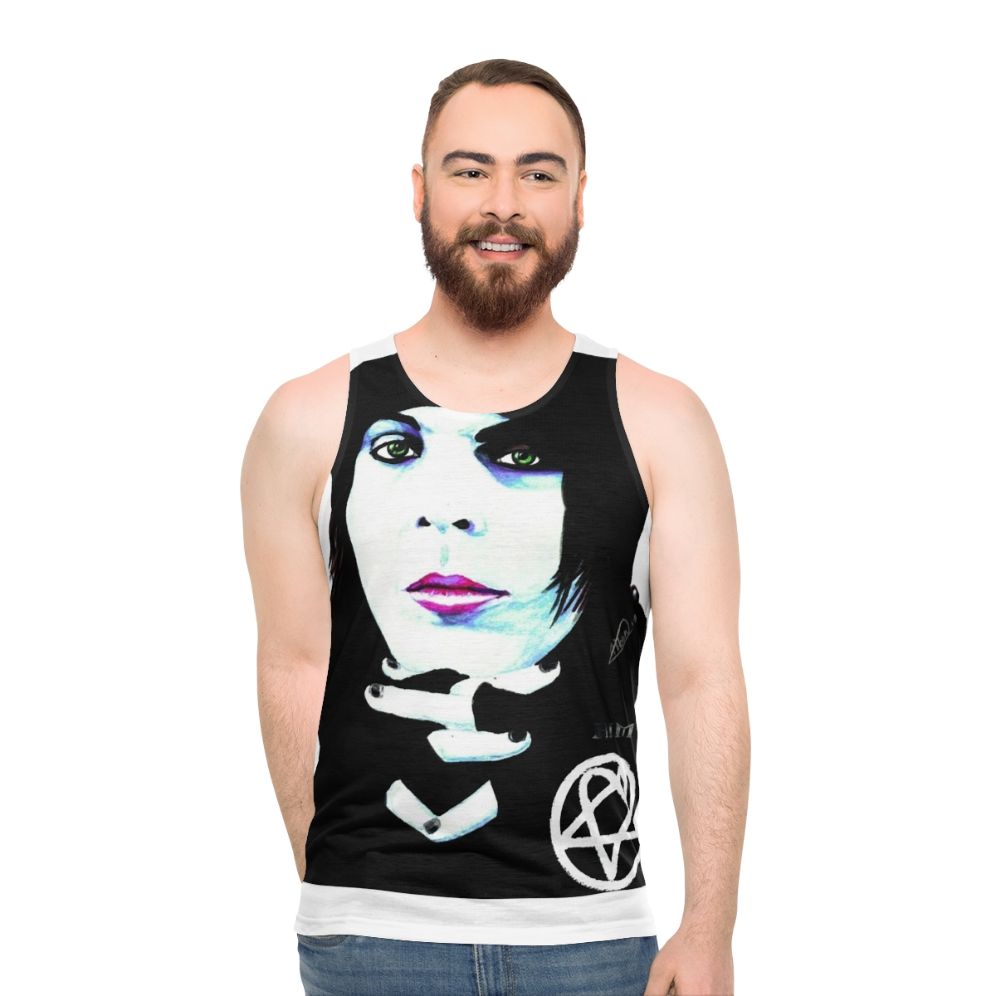 Him Ville Valo Portrait Unisex Tank Top