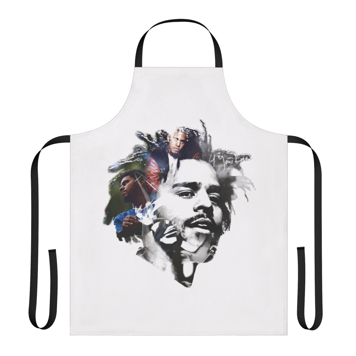 Hip-Hop Inspired Apron with Rapper Design