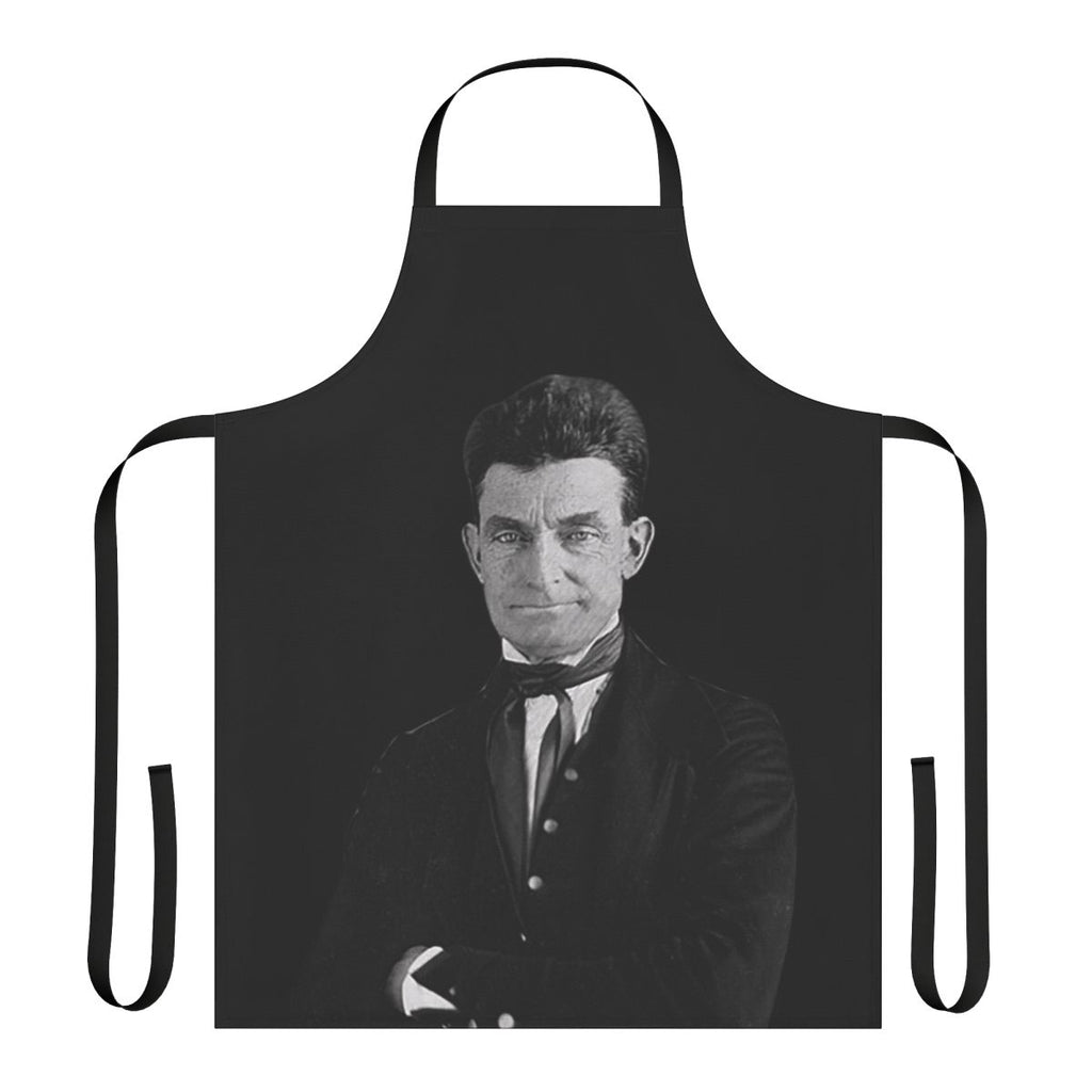 Apron featuring a portrait of John Brown, the famous American abolitionist