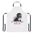 Apron with Alfred Hitchcock-inspired design for movie and thriller fans