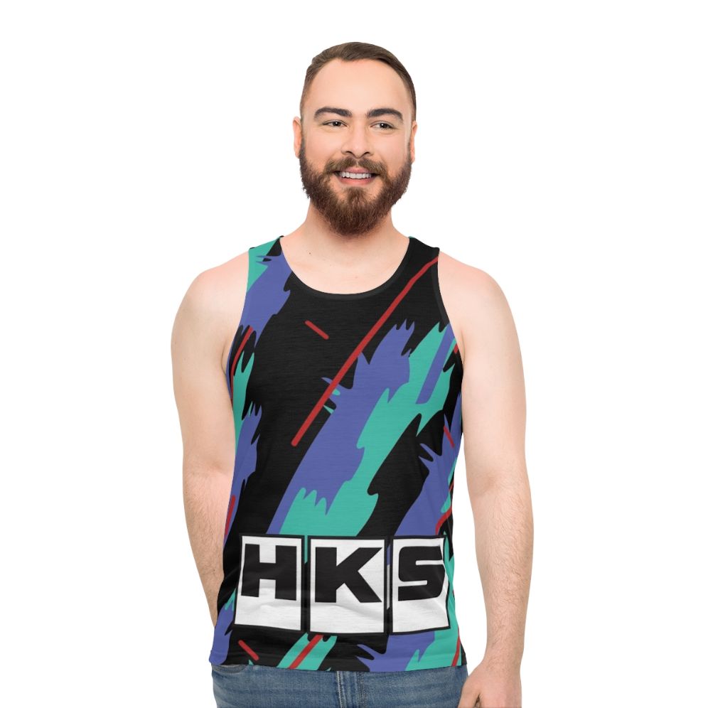HKS Retro Pattern Unisex Tank Top