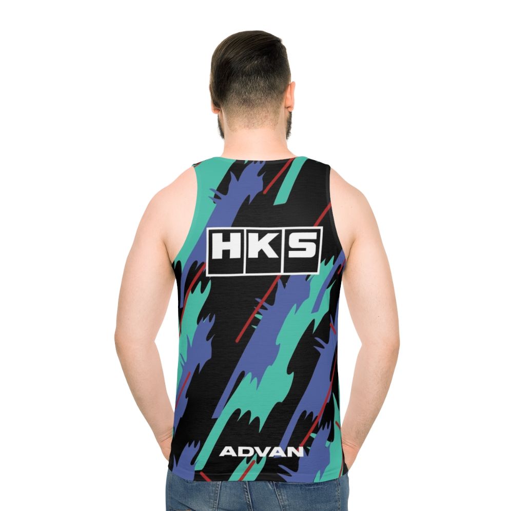 HKS Super Oil Retro Livery Unisex Tank Top