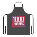 Hobbies podcast apron with various hobby icons