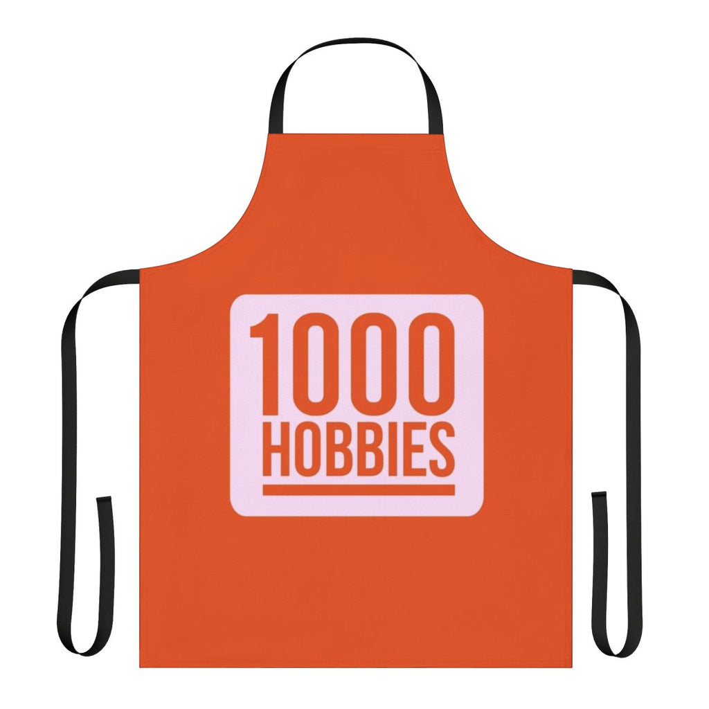 Hobby Podcast Merchandise Apron featuring 1000 Hobbies design