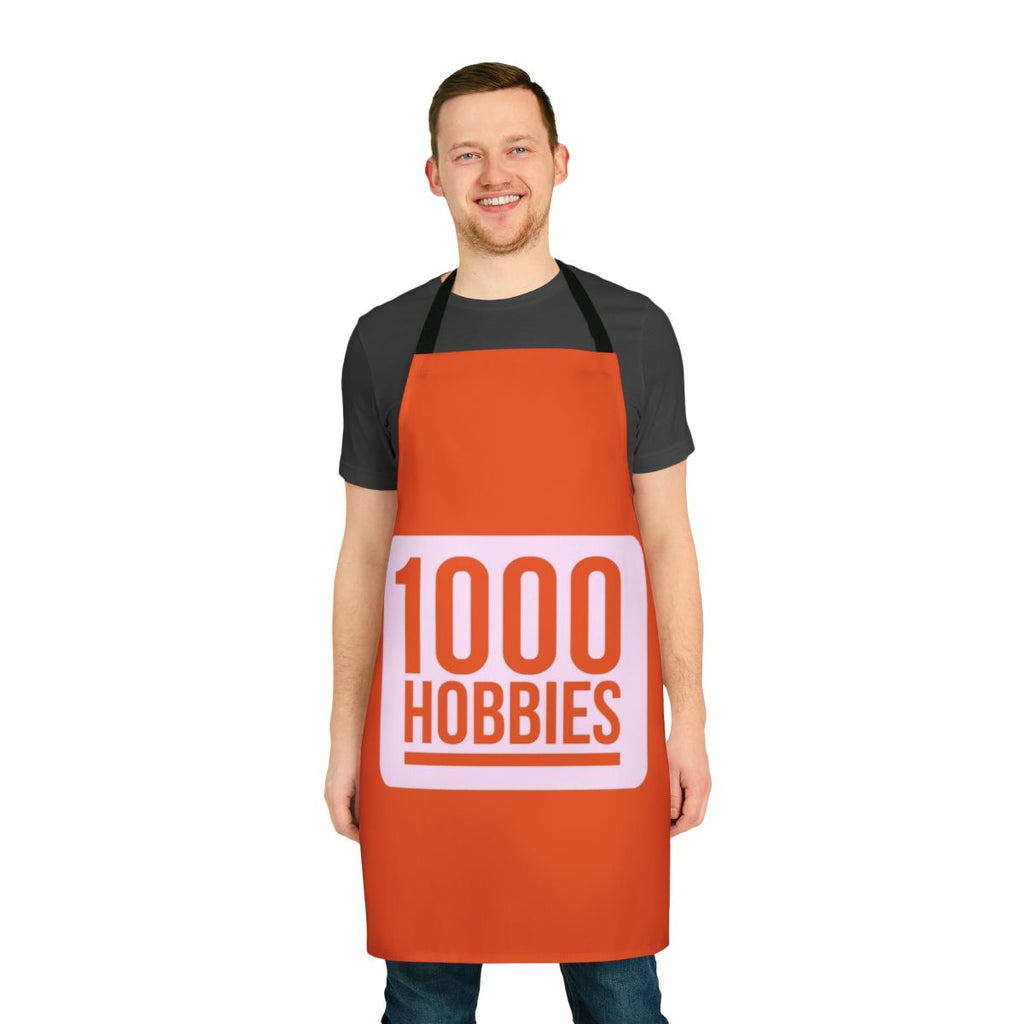 Hobby Podcast Merchandise Apron featuring 1000 Hobbies design