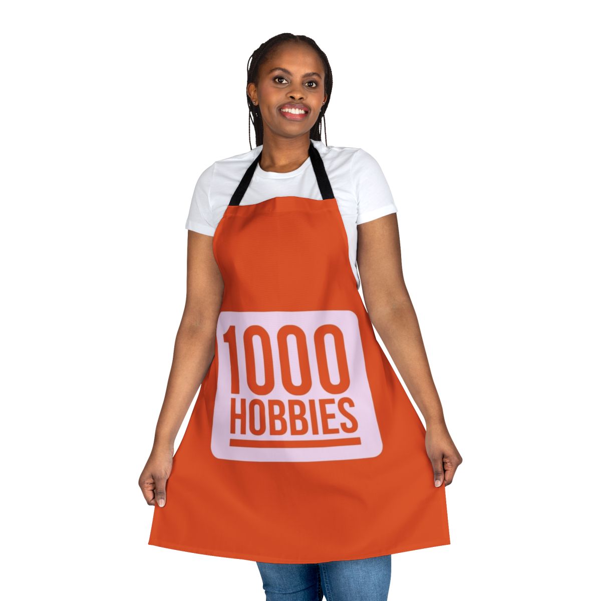Hobby Podcast Merchandise Apron featuring 1000 Hobbies design