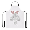 Hobby Tanks Achtung Panzer Tiger II Inspired Apron with Tank, Cannon, and Armor Design