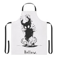 Hollow Knight themed apron featuring a hollow void design