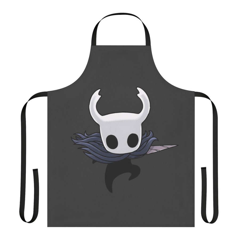 Hollow Knight themed black apron with game-inspired design