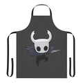 Hollow Knight themed black apron with game-inspired design