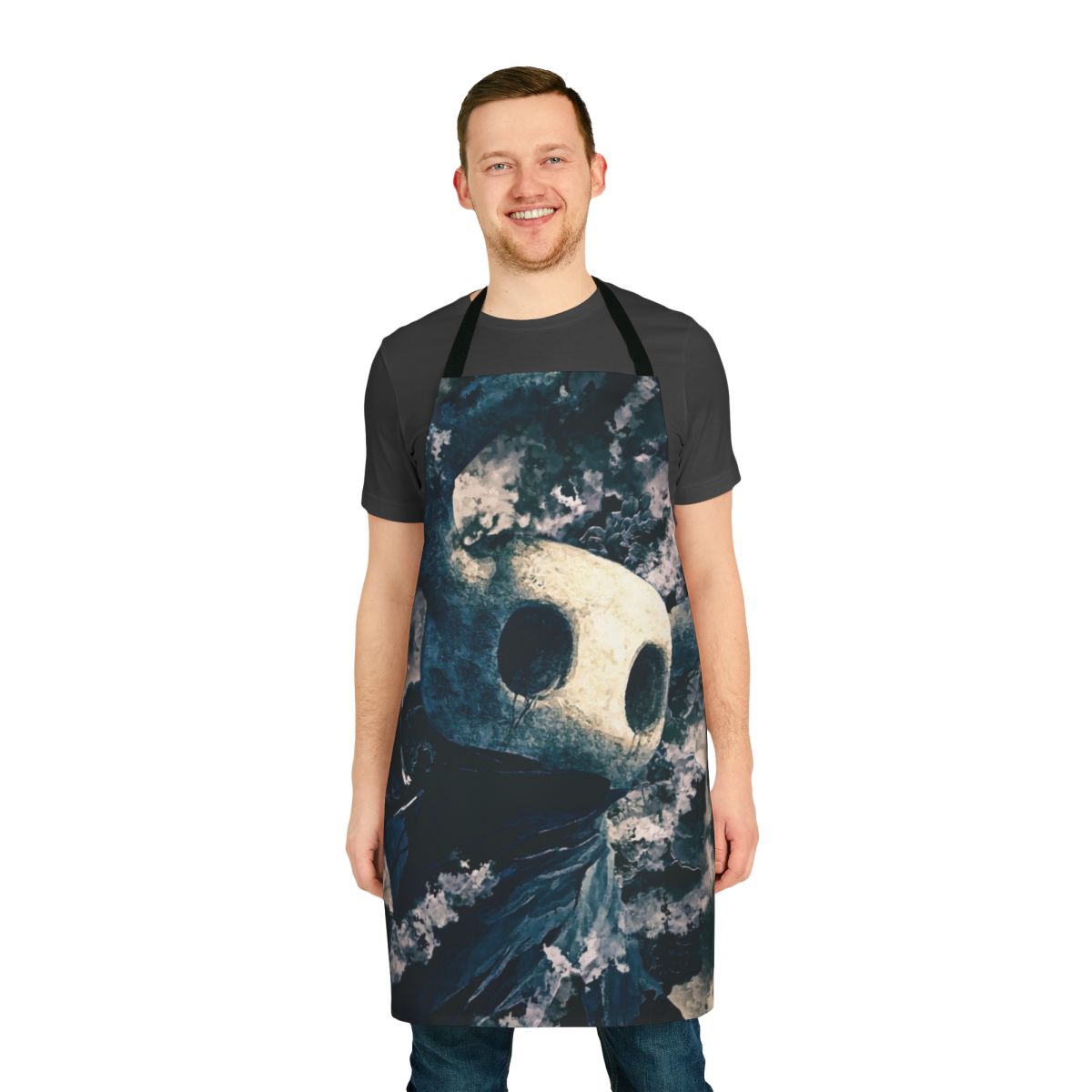 Stylish Hollow Knight-themed apron for the kitchen