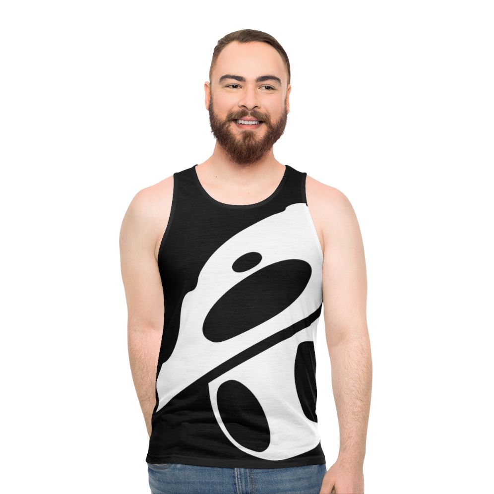 Hollow Knight Quirrel Mask Unisex Minimalist Tank Top