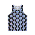 Holographic alien unisex tank top